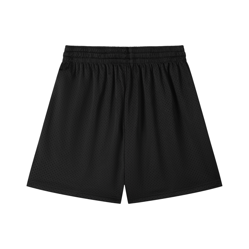 603 Athletics Black Men's Mesh Drawstring Shorts
