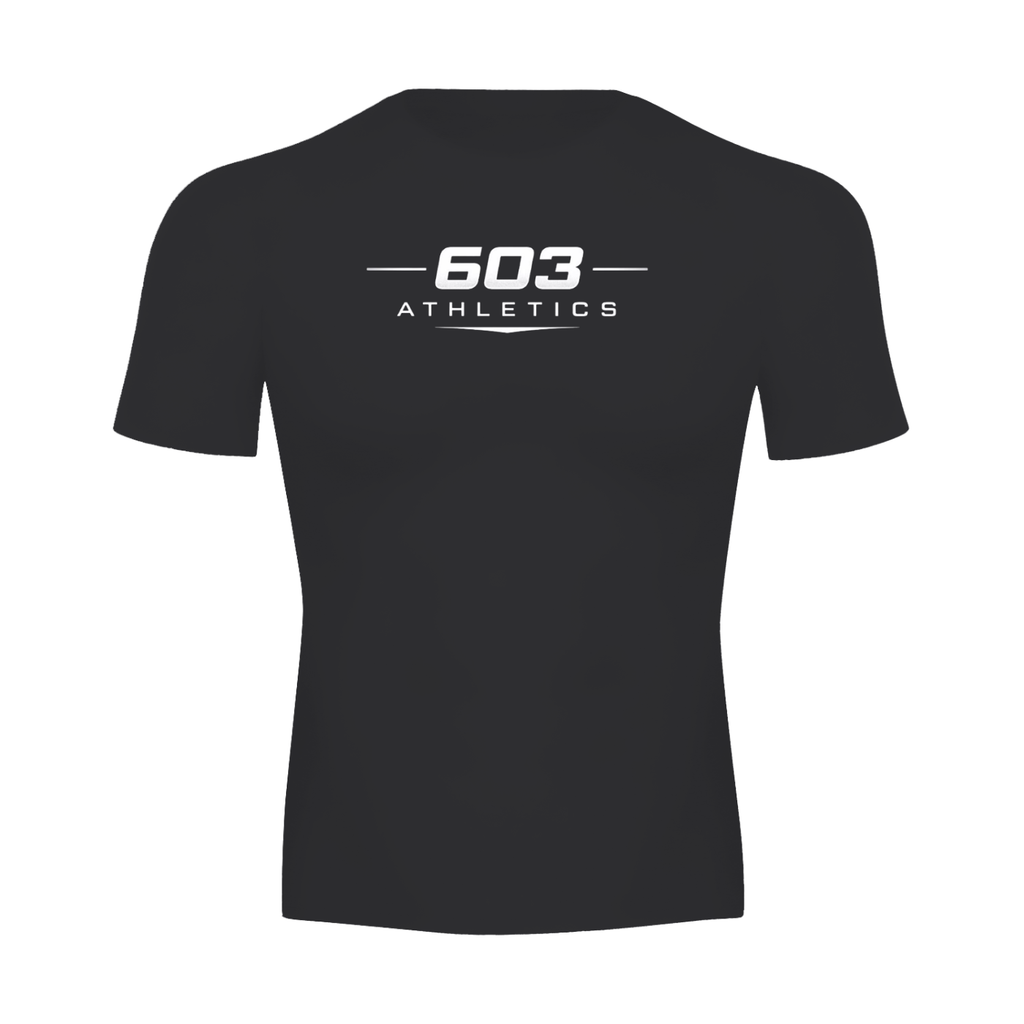 603 Athletics OG Black Short Sleeve Compression t-Shirt