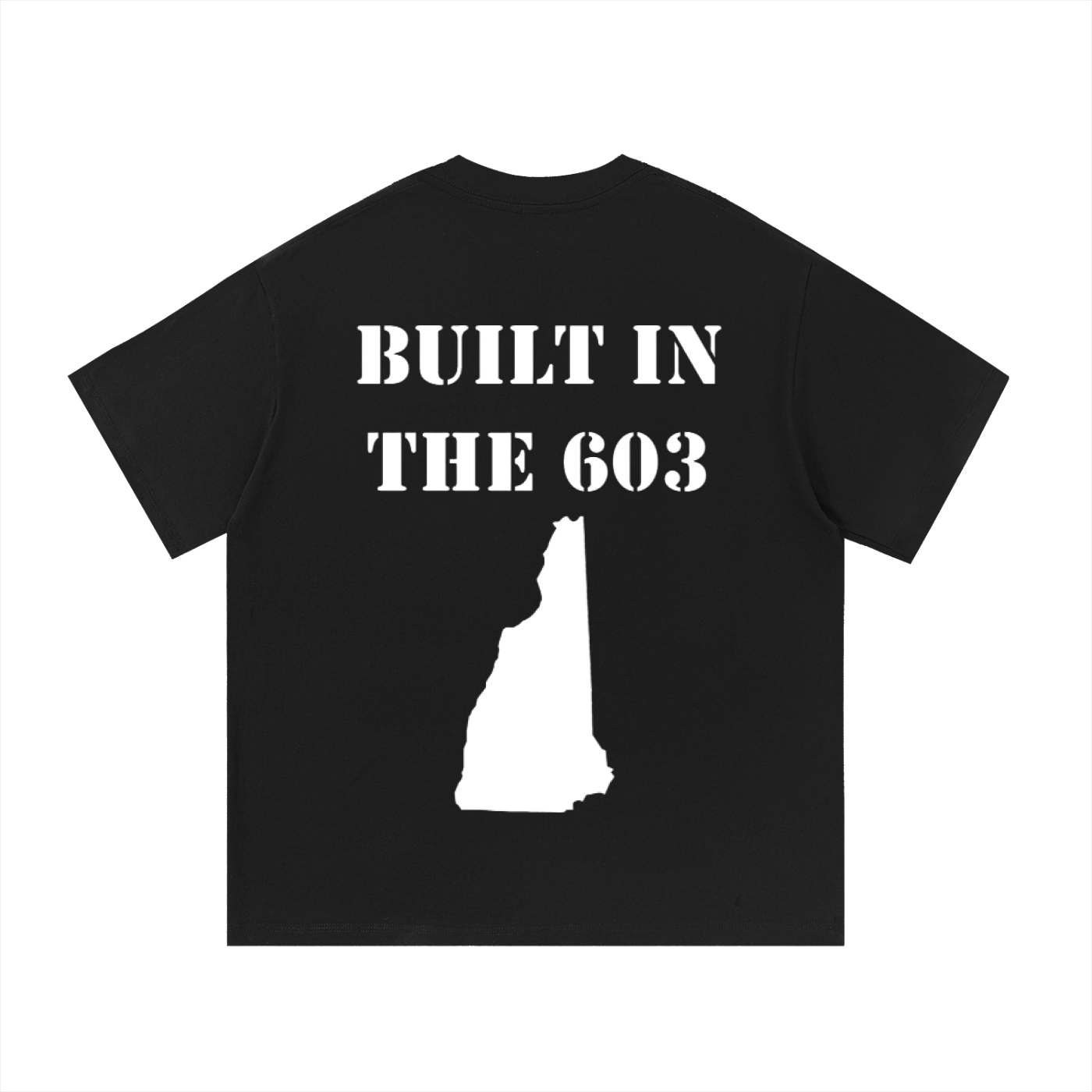 603 Athletics Cotton Black t-shirt