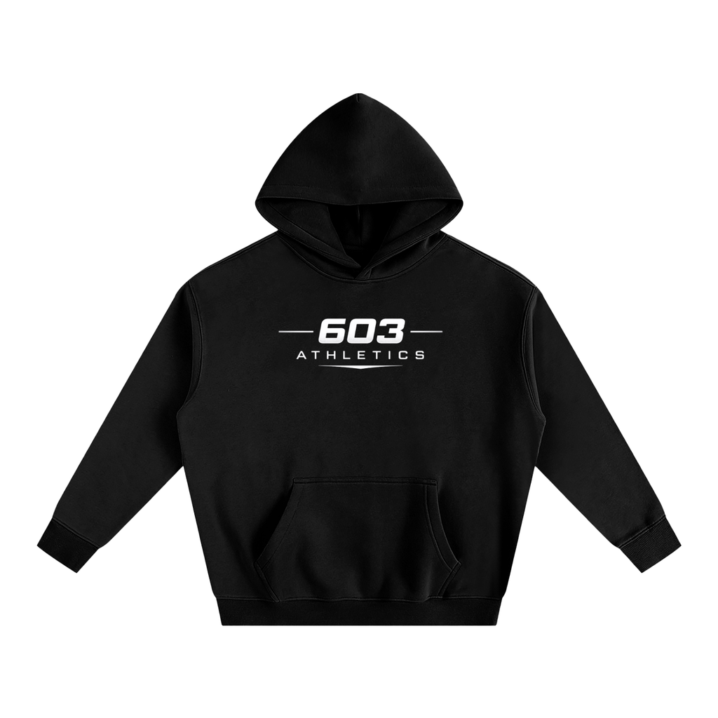 603 Athletics Black OG Oversized Fleeced Hoodie