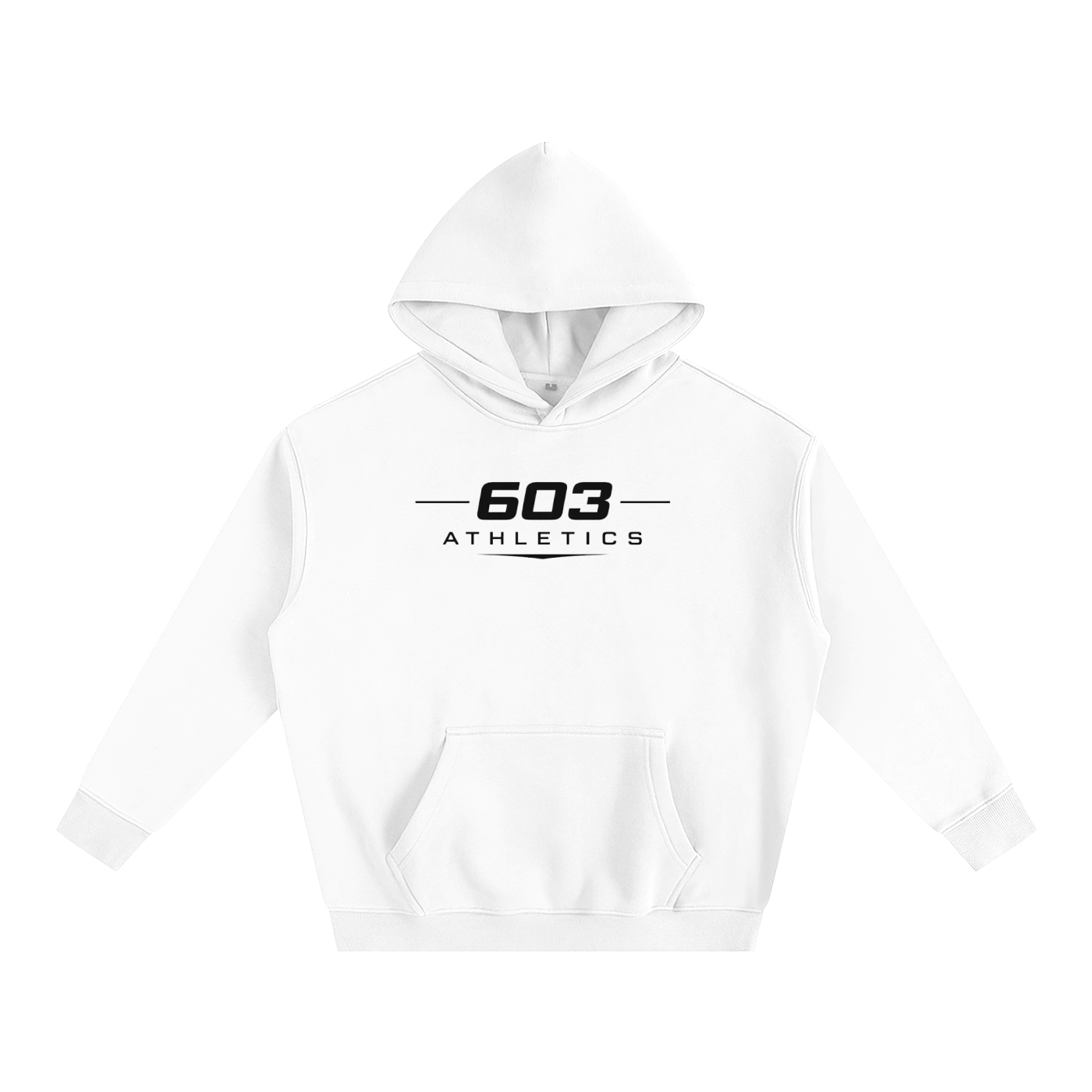 603 Athletics White OG Oversized Fleeced Hoodie