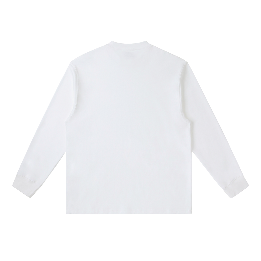 603 Athletic OG White Crewneck Long-Sleeve t-Shirt