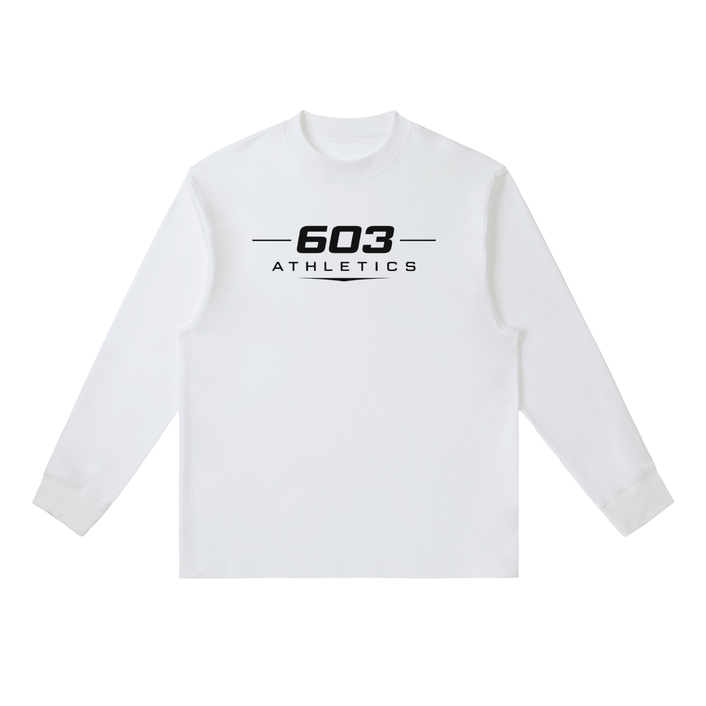 603 Athletic OG White Crewneck Long-Sleeve t-Shirt