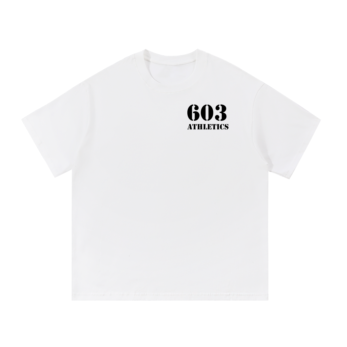 603 Athletics Cotton White t-shirt