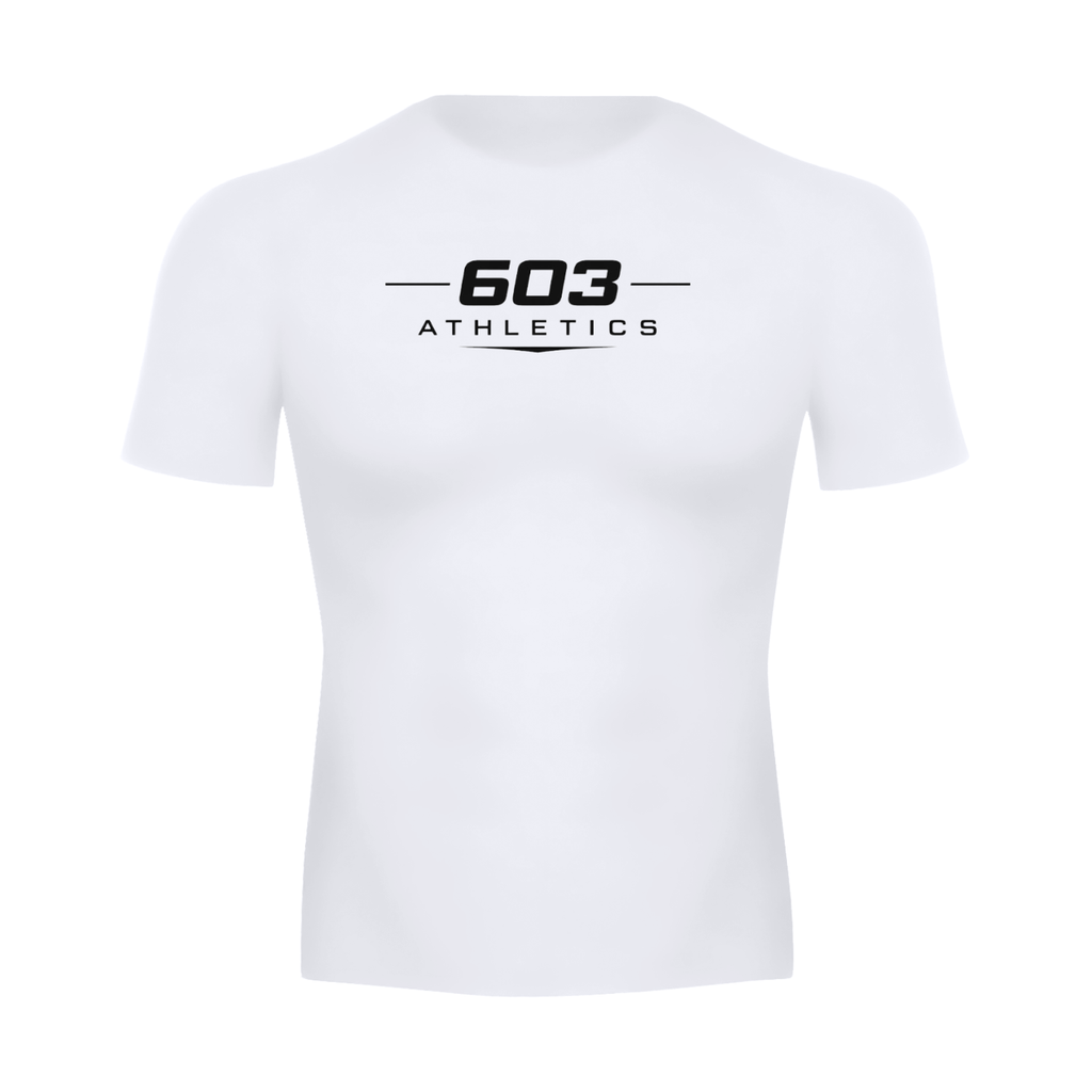 603 Athletics OG White Short Sleeve Compression t-Shirt