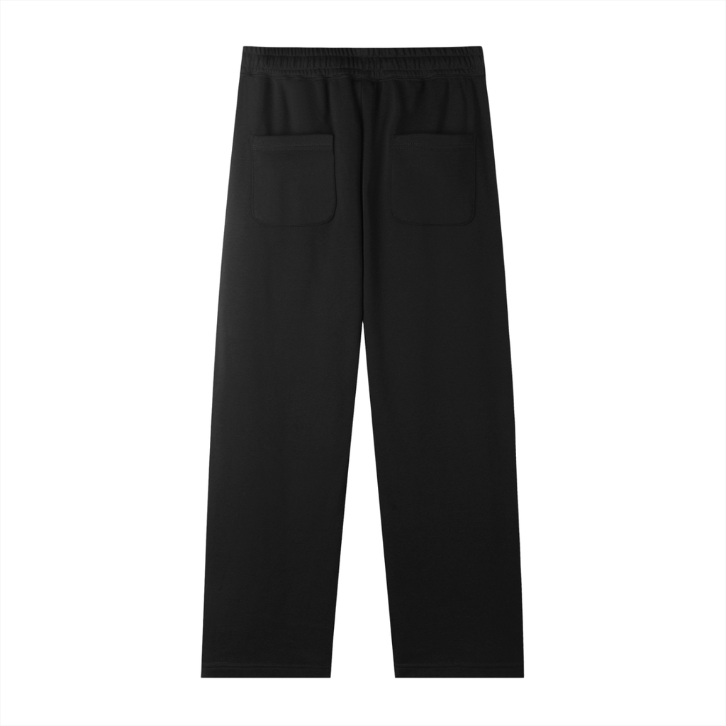 603 Athletics Black Straight-Leg Sweatpants